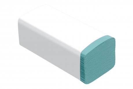 Linteo Prosoape de hârtie ZZ Economy 4000 1 strat, verde, reciclat, 20x200 coli carton