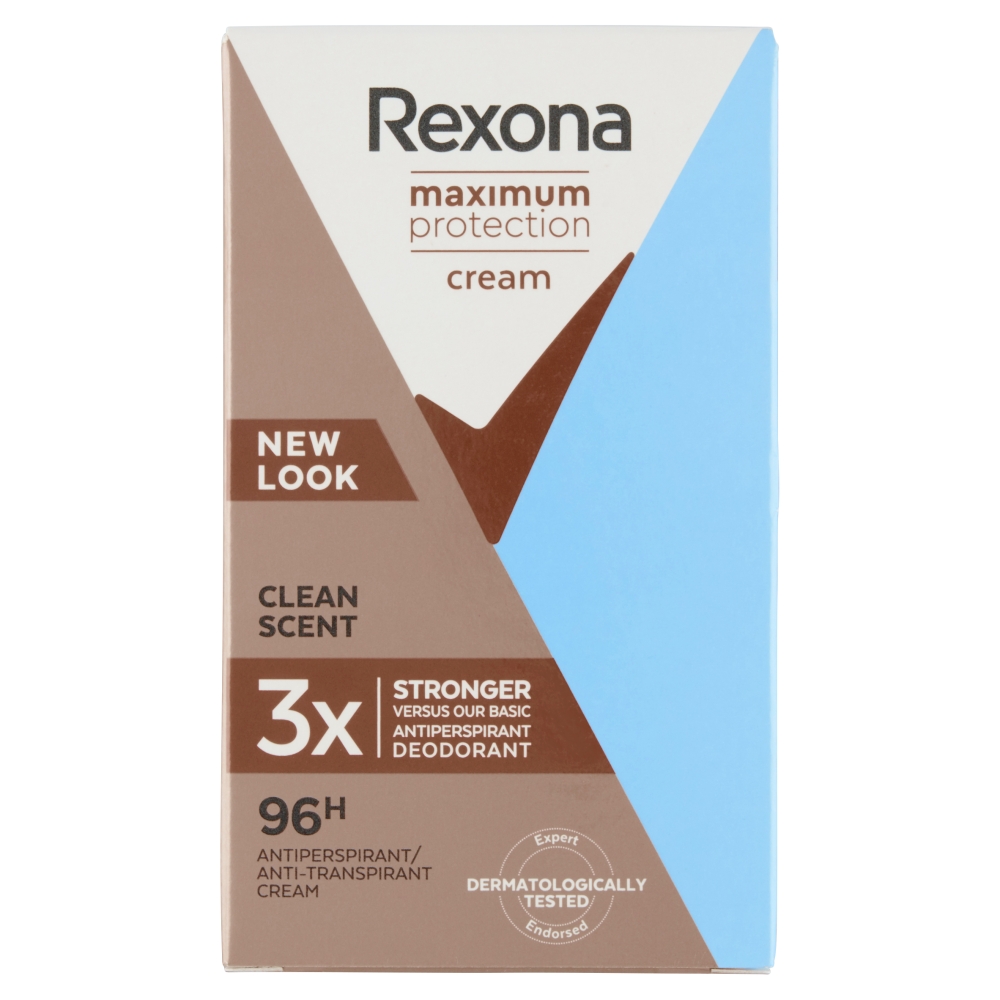 Rexona Deodorant cu parfum curat pentru femei, protecție maximă, 45 ml