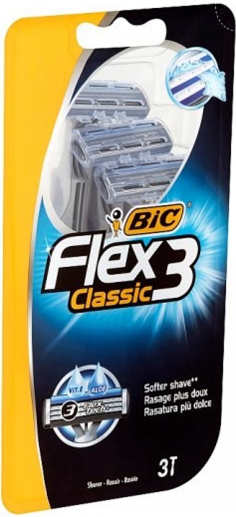 Bic Flex3 clasic 3 bucăți