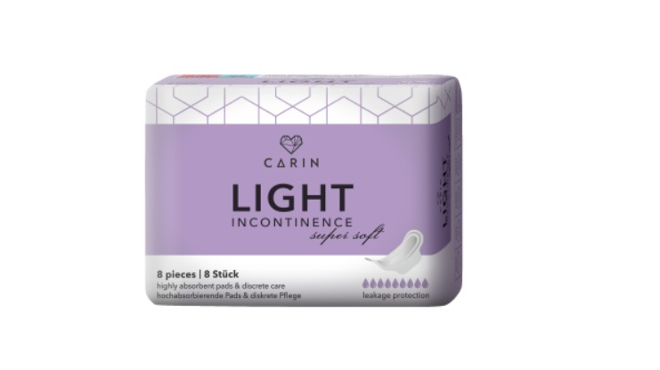 FIDE s.r.o. ČR CARIN LIGHT incontinență 8 bucăți