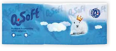 Q Soft Batistă moale Q (10x10 buc/folie) 4 straturi