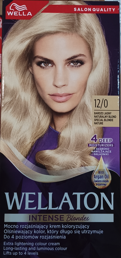 Procter & Gamble Vopsea de păr cremoasă Wellaton 12/0 blond natural deschis