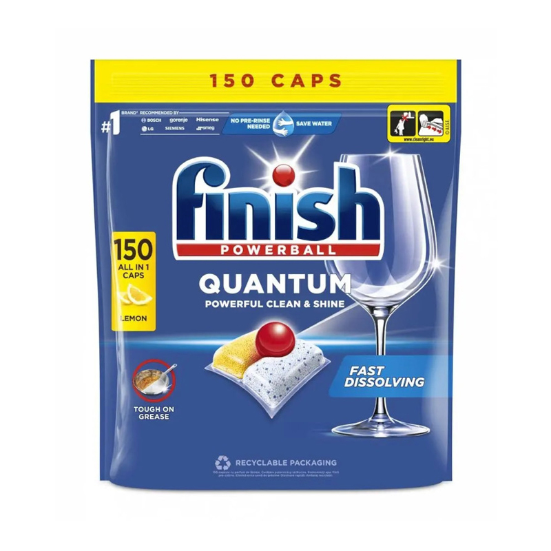 Tablete de finisare QUANTUM 150 buc Lămâie