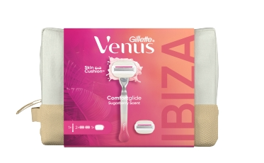 Venus Aparat de ras Comfortglide + 2 capete de rezervă + geantă