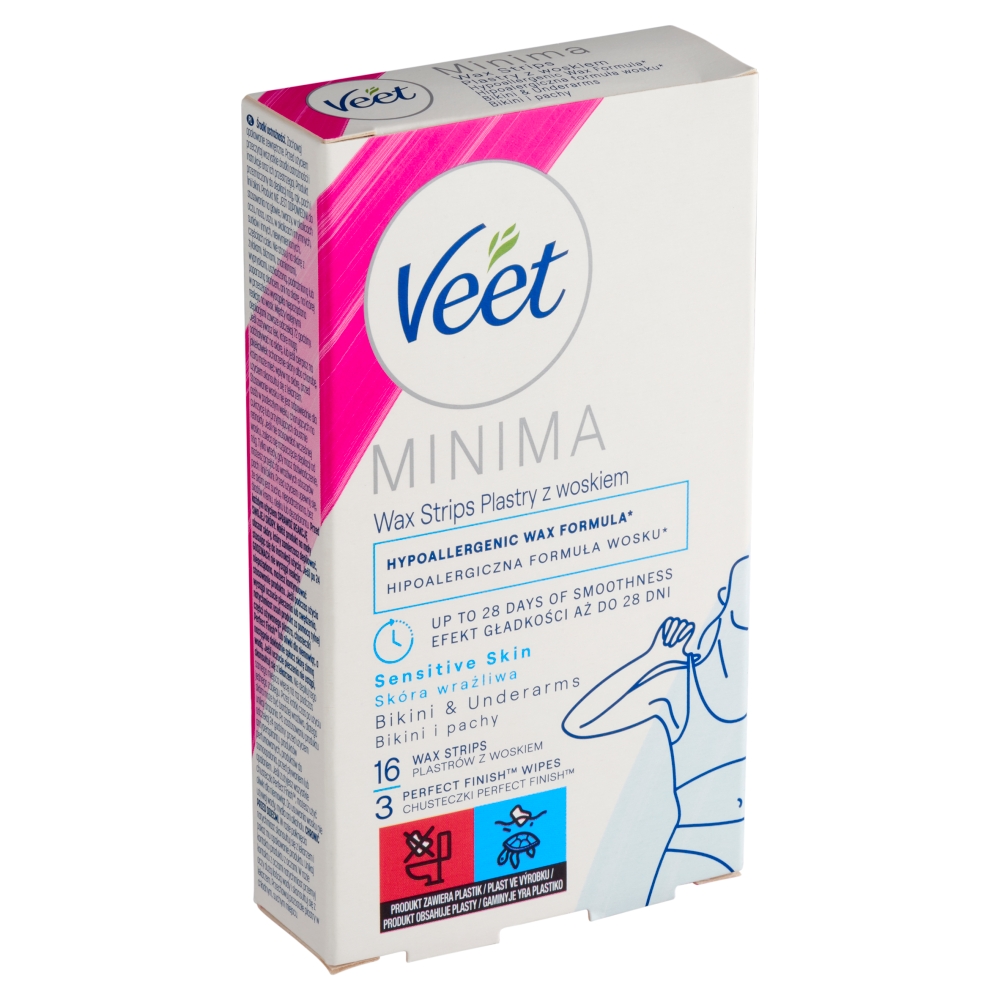 Benzi de ceară VEET Minima (16 buc/sutien) bikini