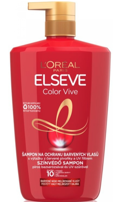 Loréal Paris Elseve Color-Vive Protecting Shampoo șampon pentru păr vopsit și cu șuvițe 1000 ml