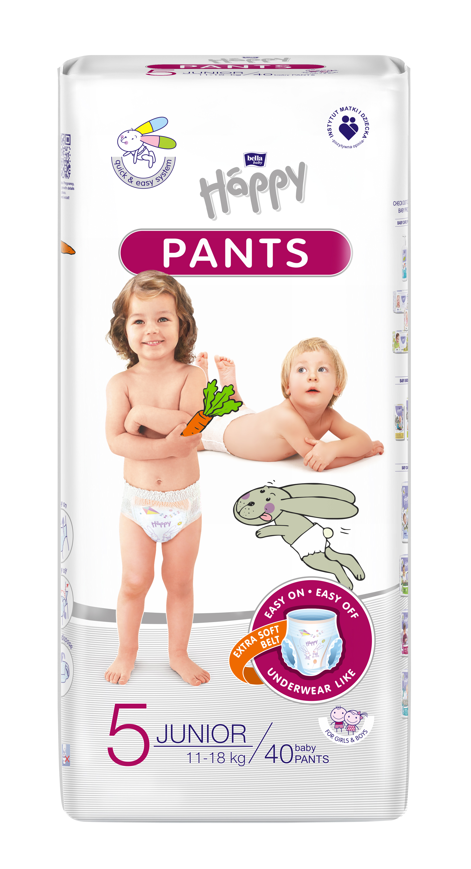 Pantaloni Happy Pants Junior 40 buc.