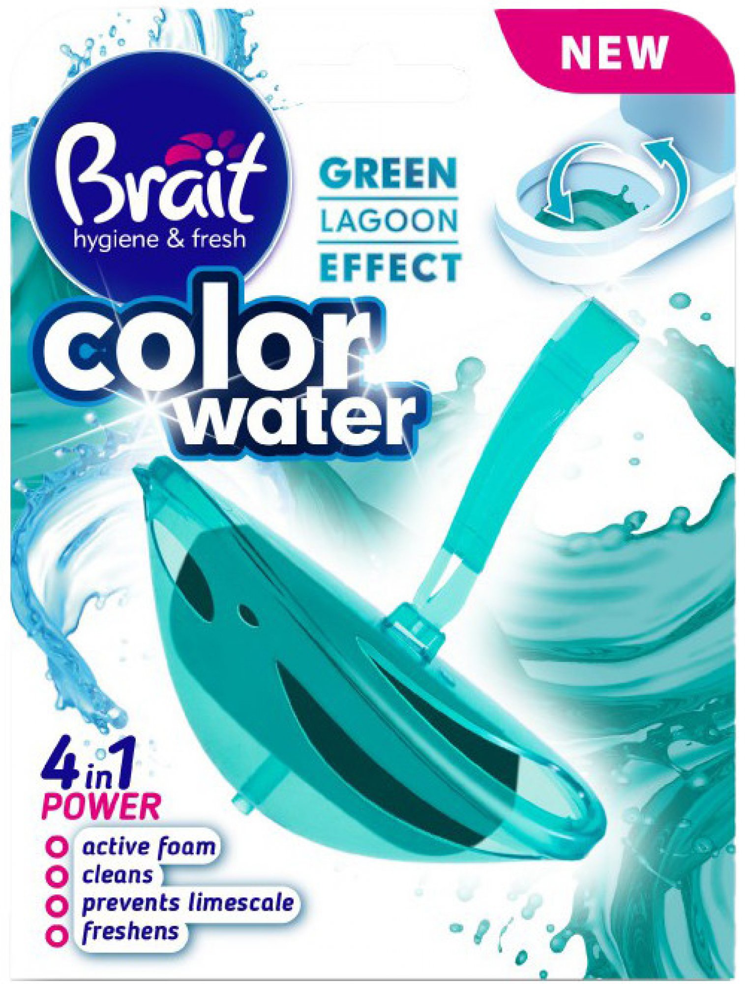 Apă de vopsea Brait WC Verde efect lagună 45 g Nou!