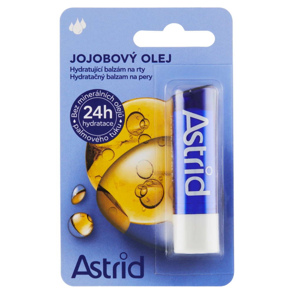 Balsam de buze hidratant cu ulei de jojoba Astrid 4,8 g