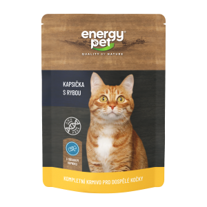 Hrană de buzunar Energy Pet pentru pisici, 100 g pește