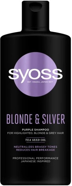 Schwarzkopf & Henkel, Germany SYOSS ȘAMPON 440ML BLOND ARGINTIU