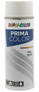 Vopsea spray PRIMA 500ml RAL 9010 alb lucios