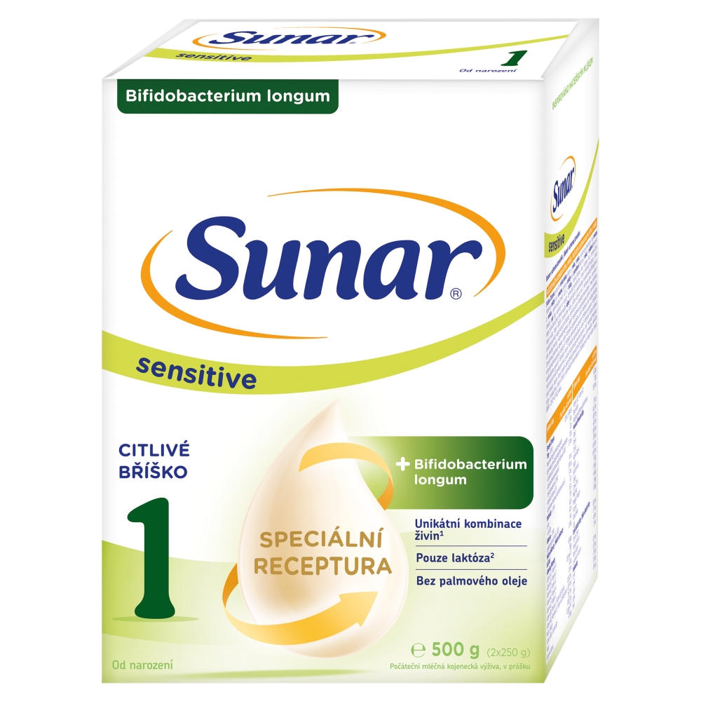Sunar Sensitive 500g 10 luni+