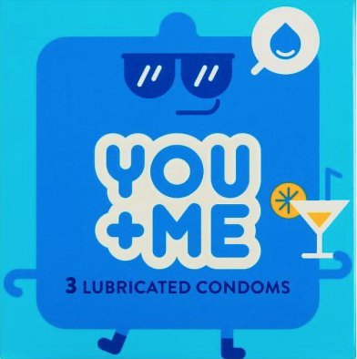 Prezervative You Me Macho extra lubrifiate 3 bucăți