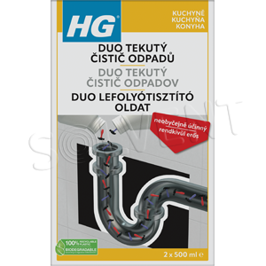 Soluție de curățare a deșeurilor HG (2x500ml/pachet) DUO Extrem