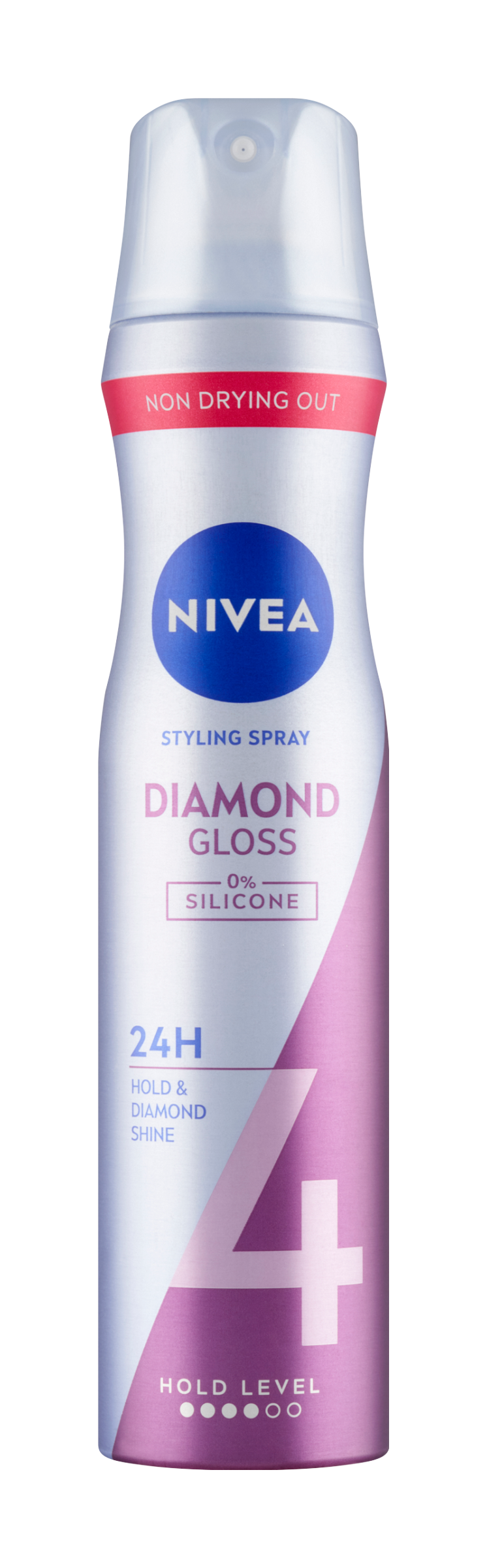 Nivea Fixativ de păr Diamond Gloss 250 ml nr. 4
