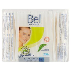 Bețișoare de bumbac Bel (200 buc/sac) Premium