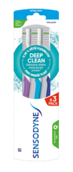 Sensodyne Periuță de dinți Advanced Clean Triopack Extra Moale, 3 bucăți