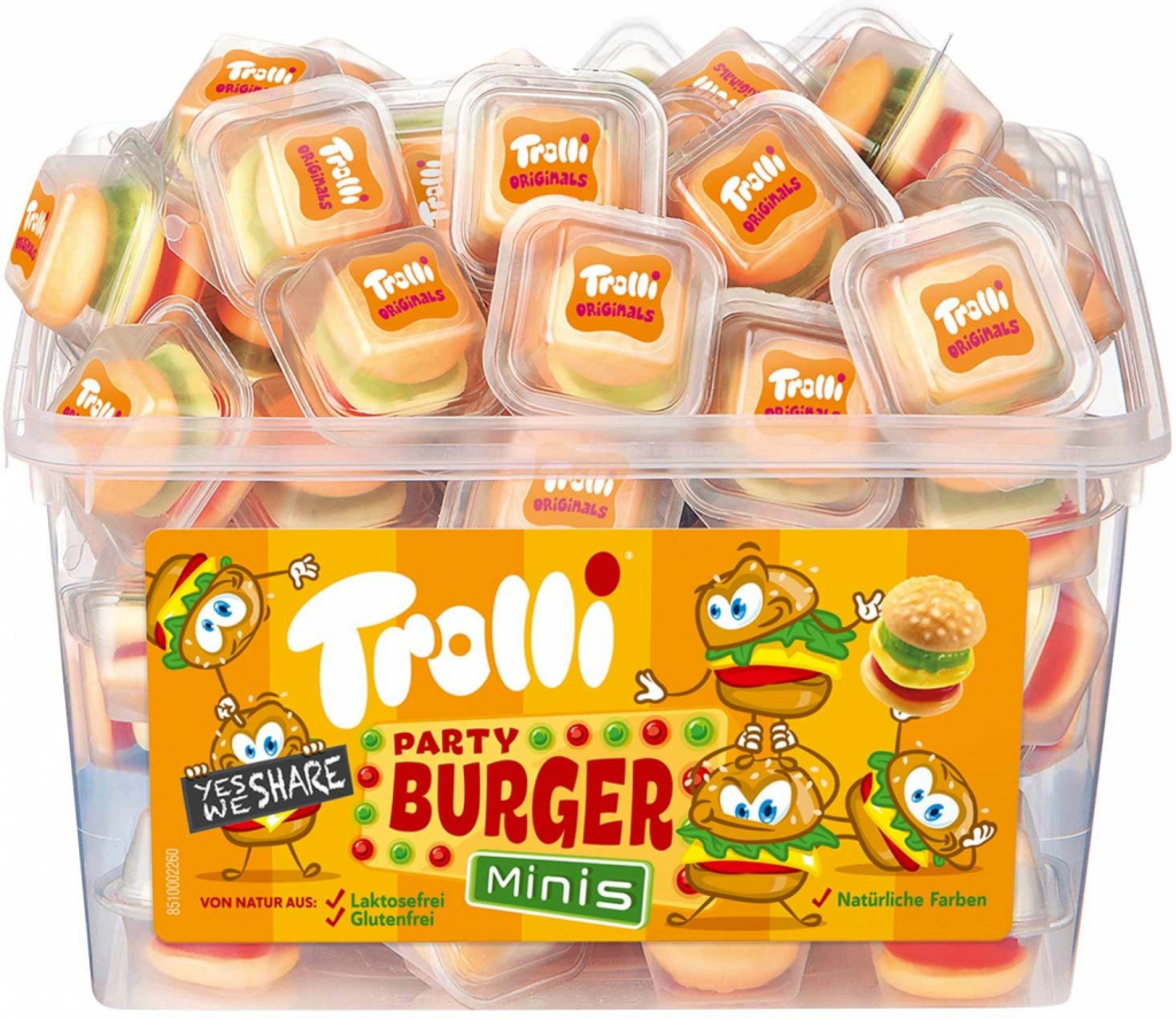 Haribo Mini burger Trolli 60 bucăți