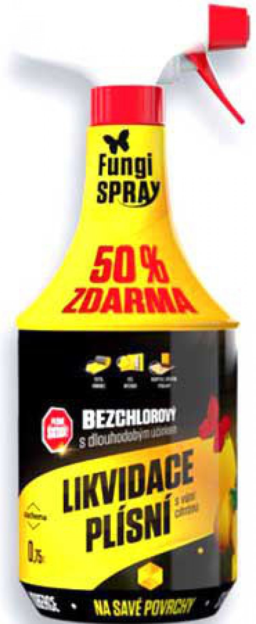 Spray antifungic fără clor Super Citrus MR 0,5 l + 50%
