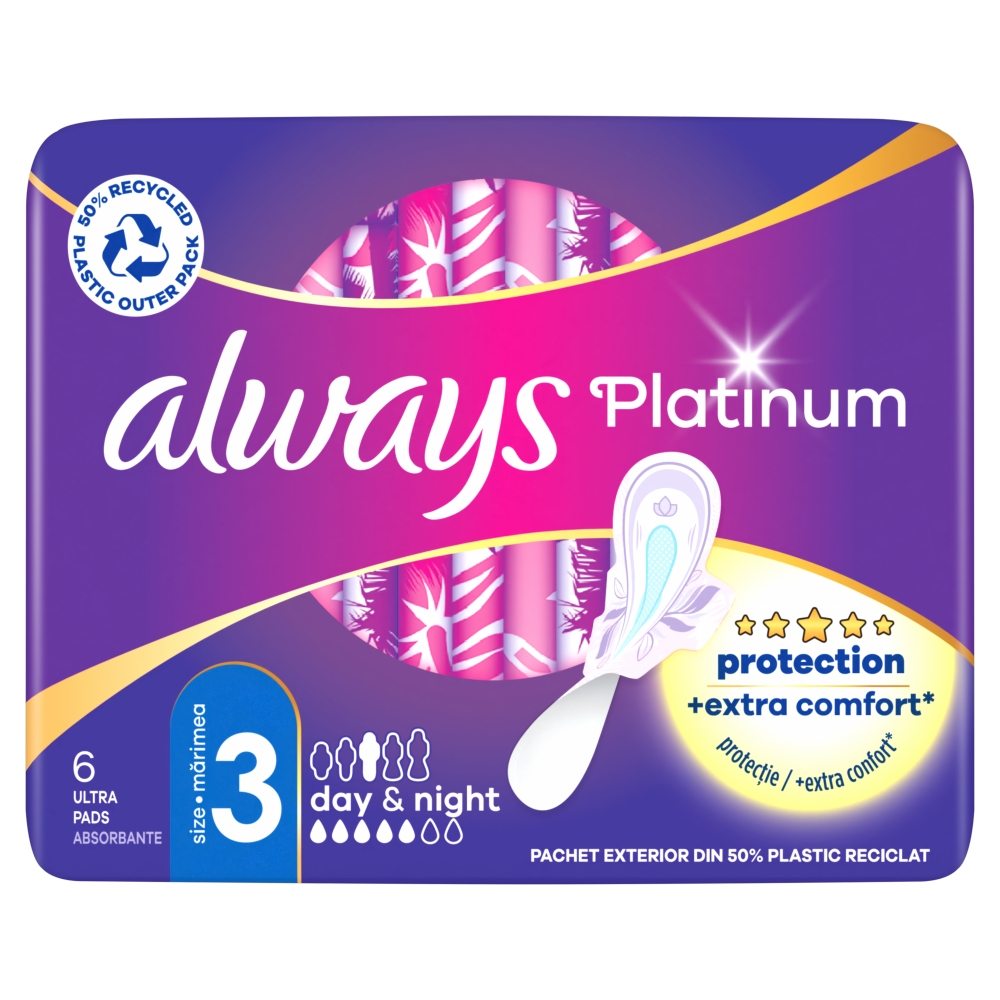 Always vl (6 buc/folie) Platin Ultra Night