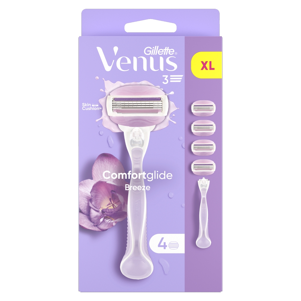 Aparat de ras Venus Comfort Glide Breeze + 4NH