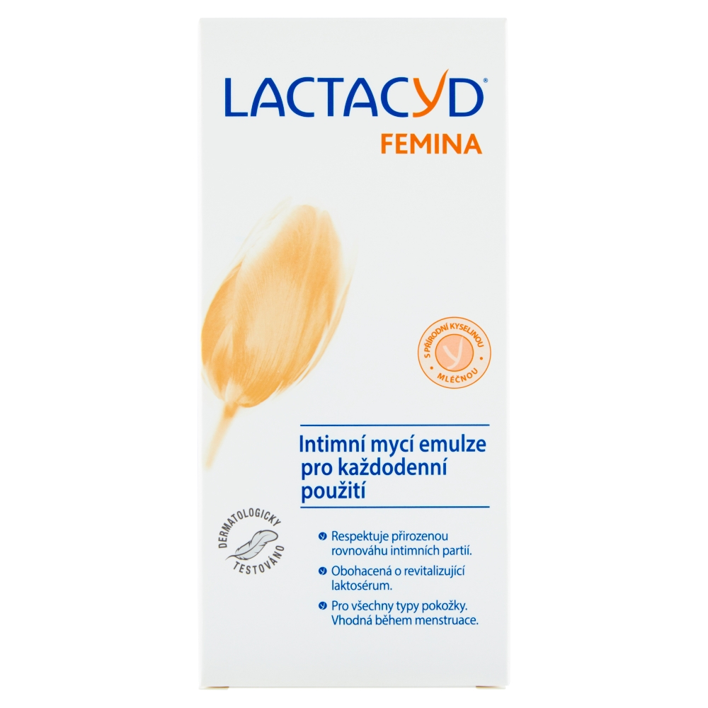 Lactacyd Femina emulsie de spălare pentru igiena intimă 200 ml