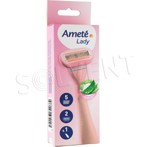 Ameté Aparat de ras Lady cu 5 lame + 2 lame detașabile