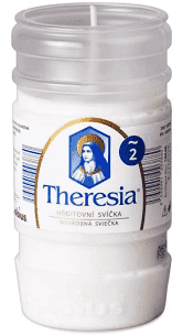 Depozit Bolsius Theresia alb 145 g 2 zile