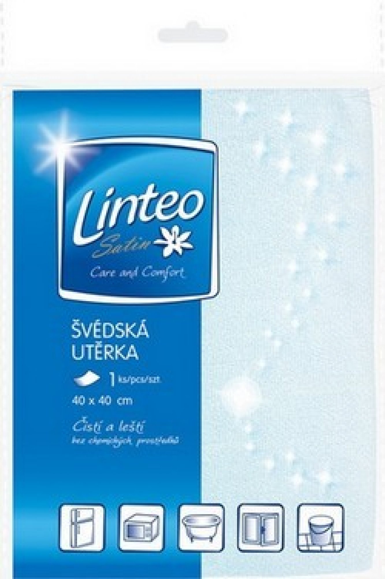 Lavetă microfibră Linteo ULTRA 40 x 40 cm 1 buc.