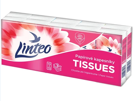 Melitrade a.s. Clemă satinată LINTEO 3 bucăți (10x10 buc/folie)