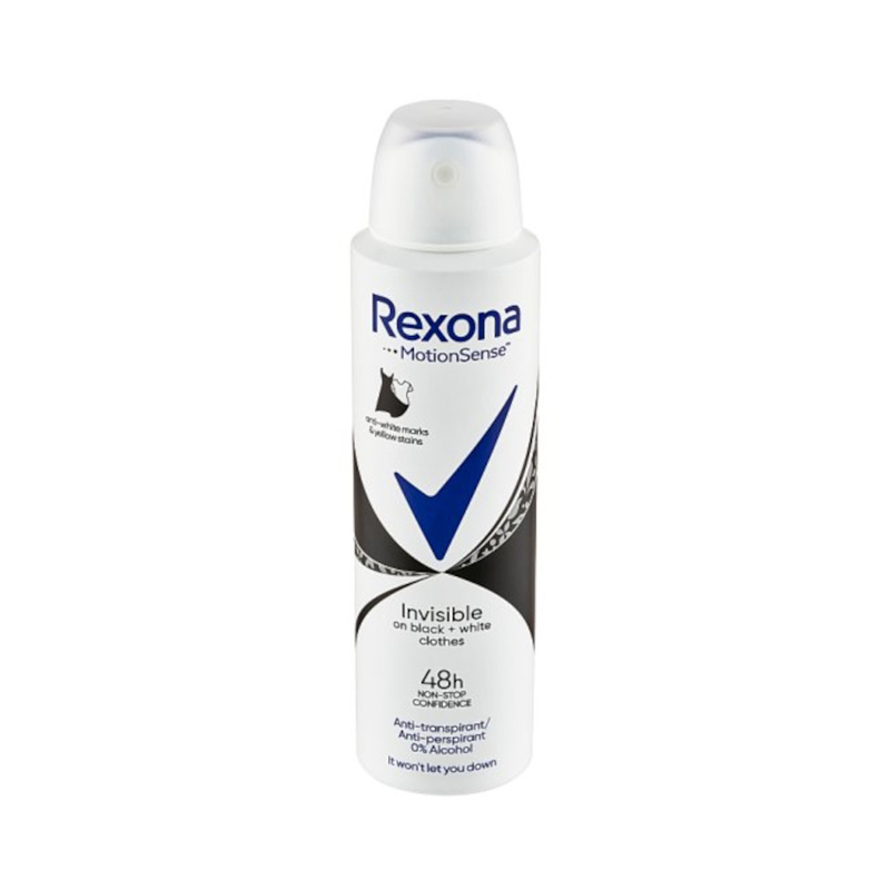 Rexona DEO Femei 150ml Invizibil Black&White