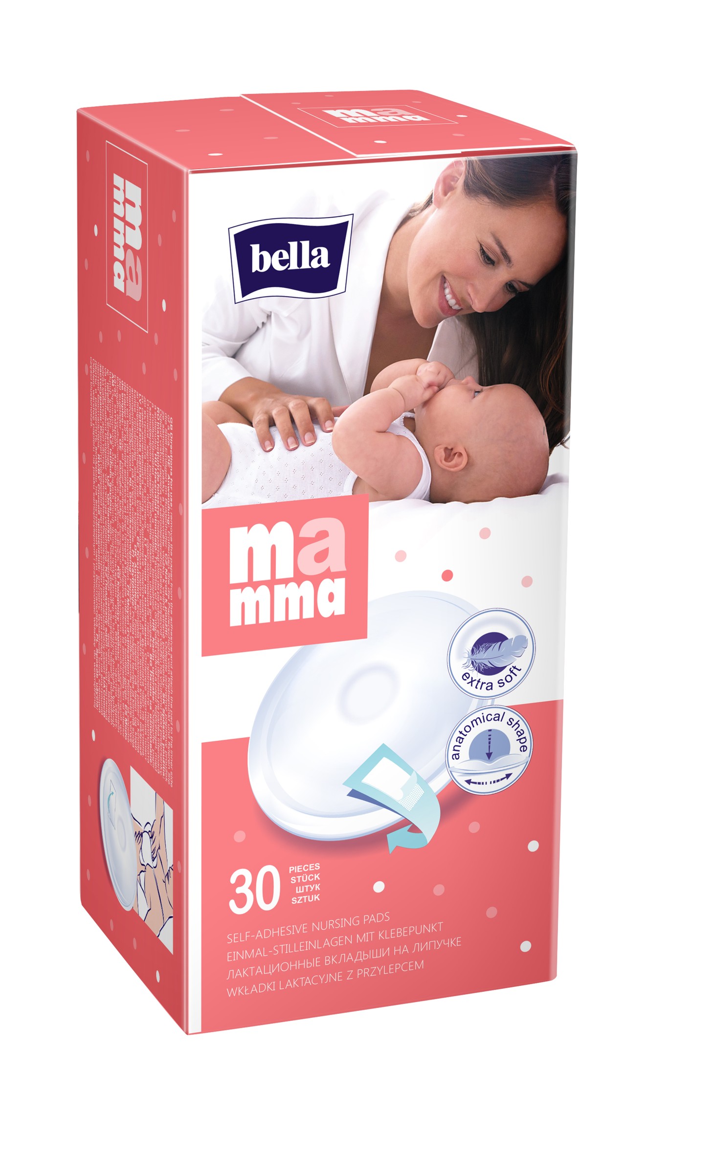 Discuri absorbante pentru sâni MAMMA Basic - 30 buc.