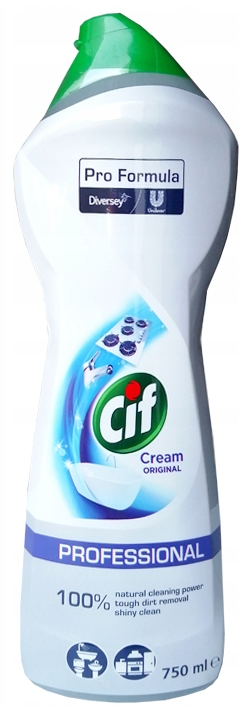 Unilever CIF Professional Cream Lapte demachiant și cremă demachiantă originală 750 ml