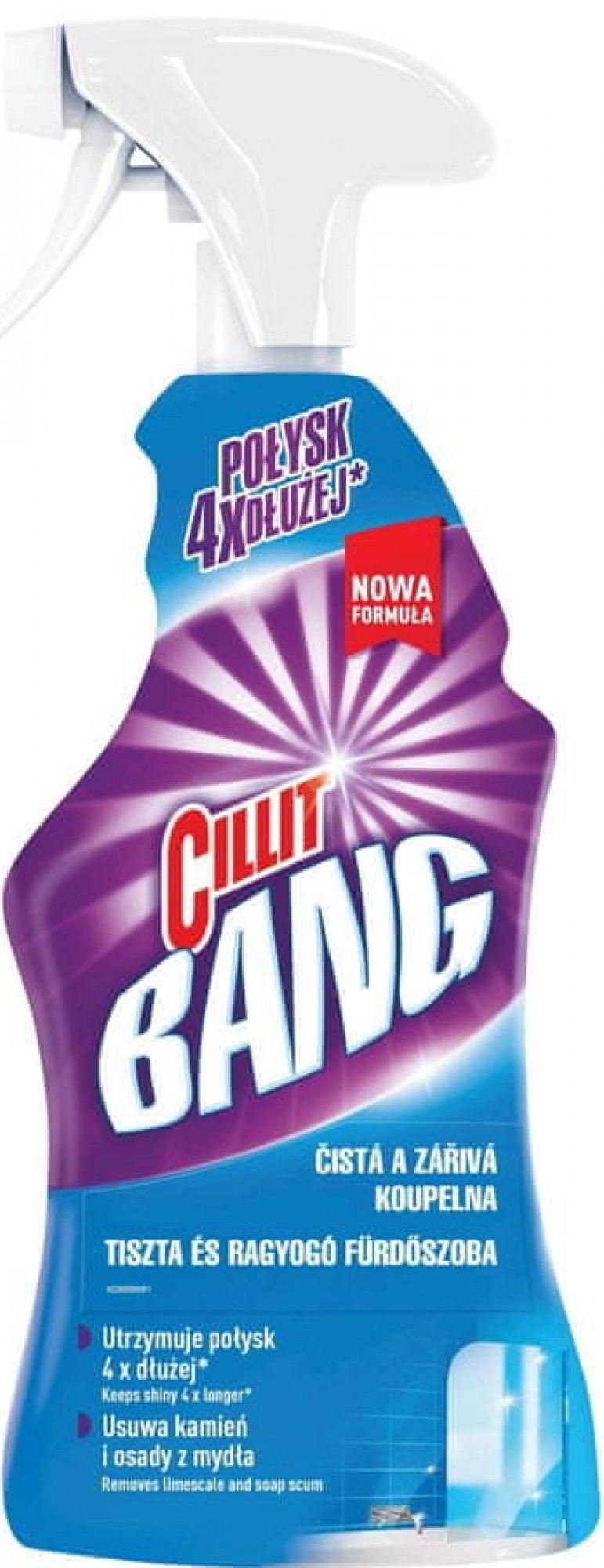 Spray de curățare pentru baie Cillit Bang 750 ml