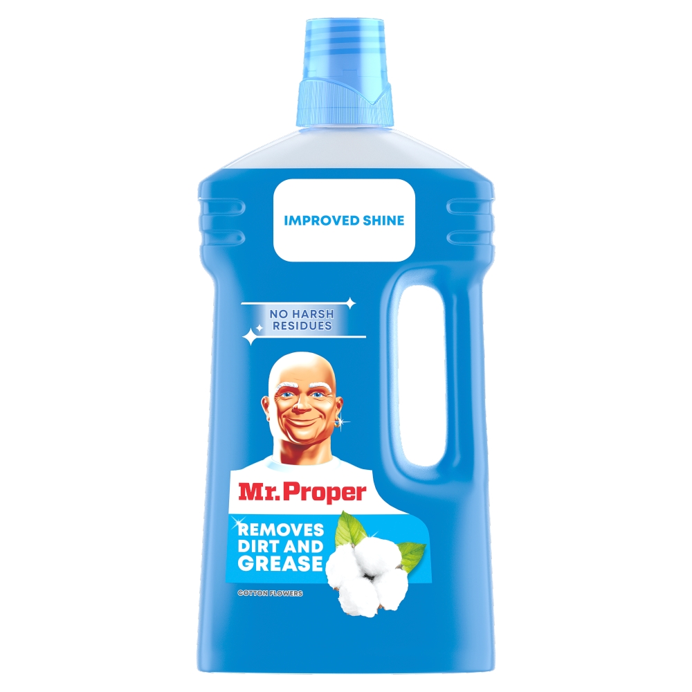 Detergent multifuncțional Mr. Proper, floare de bumbac, 1 l