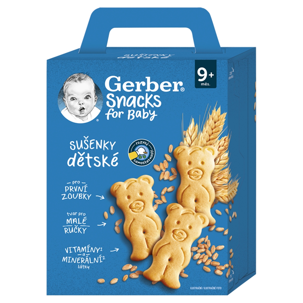 Biscuiți pentru bebeluși Nestlé/Gerber 180g 9 luni+