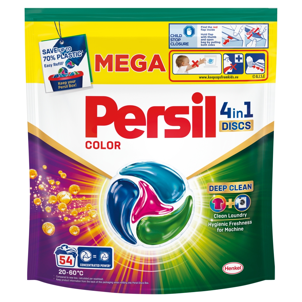 Persil Discuri MEGA (54 buc./pachet) Culoare