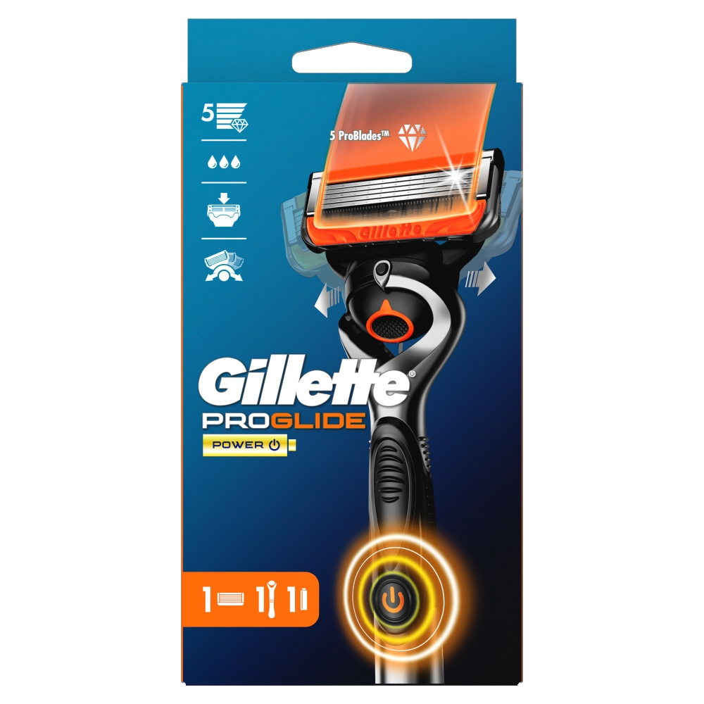Gillette Aparat de ras ProGlide Power + 1 cap de ras