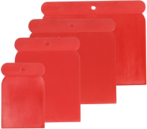 Spatule de chit din plastic - 4 buc.