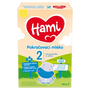Hami 2 pachete de lapte 600g 6+