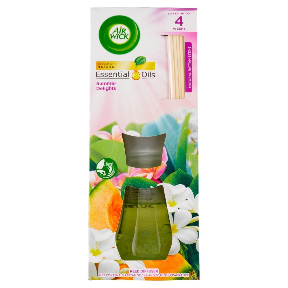 Bețișoare parfumate Air Wick Life Scents, vară veselă, 30 ml