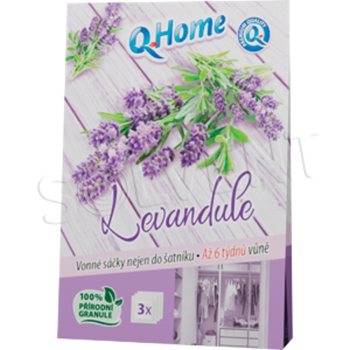 Pliculețe parfumate Q Home (3 buc/cutie) lavandă