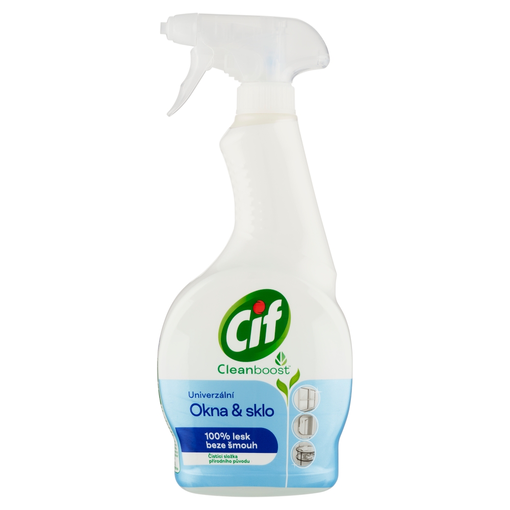 Cif Cleanboost 500ml MR - Soluție universală de curățat geamuri și sticlă