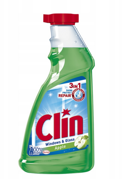 Henkel Clin Window & Glass 3 în 1, rezervă pentru Apple, 500 ml