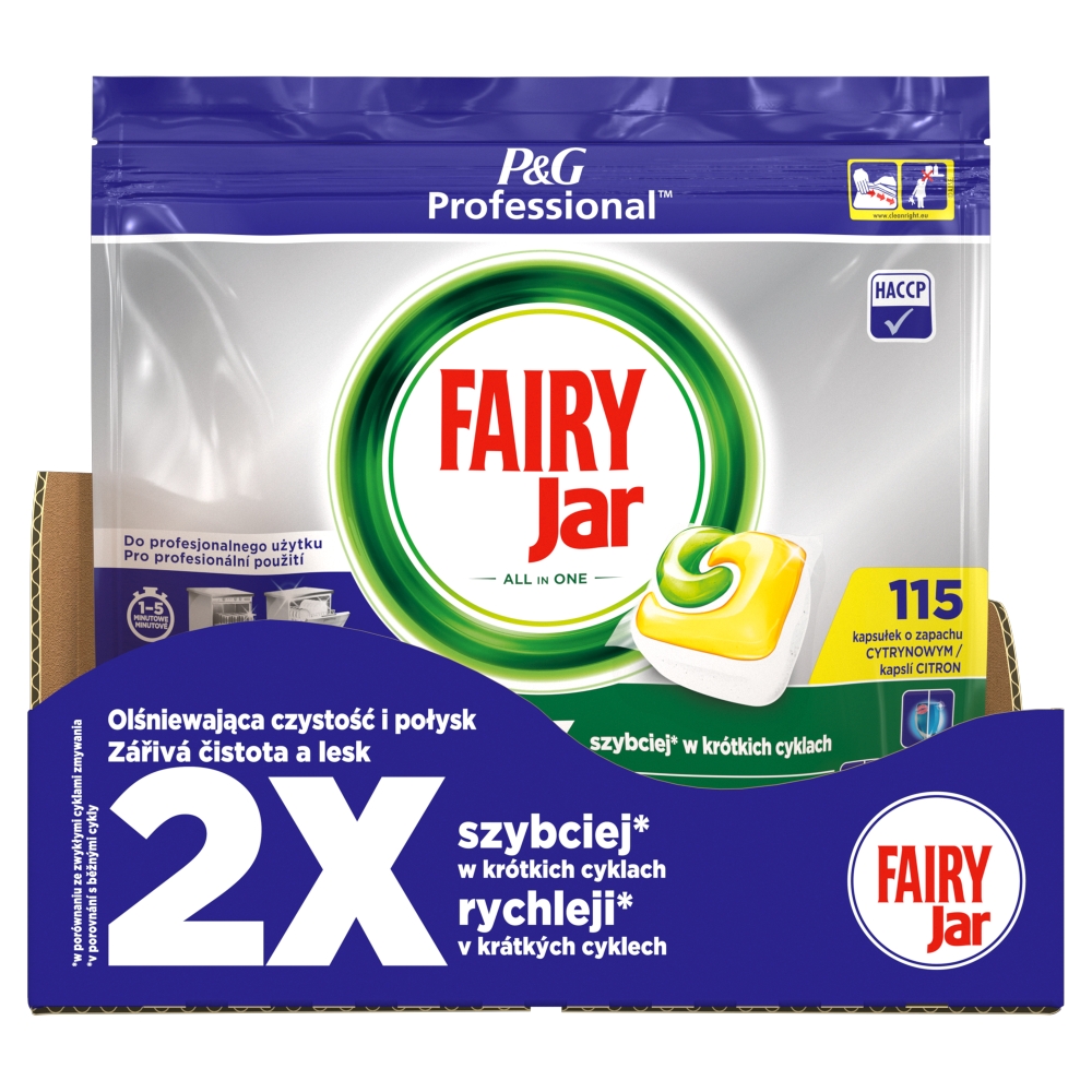 Jar Capsule Fairy profesionale all-in-one, 115 buc.