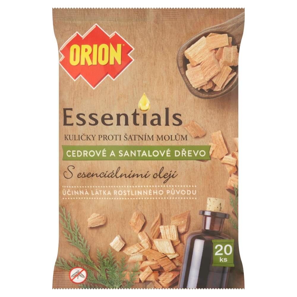 AC MARCA Bile anti-natalie Orion cu cedru și lemn de santal, protecție totală, 20 bucăți