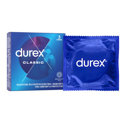 Reckitt Benckiser Prezervative Durex (3 buc/cutie) Classic Originals