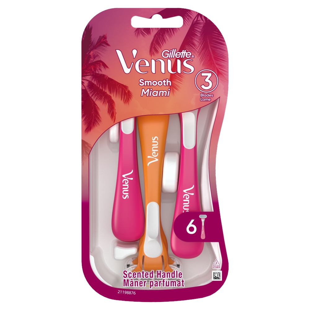 Venus Gillette Smooth Miami 6 bucăți