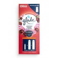 S.C.Johnson Odorizant de cameră Glade Touch & Fresh Luscious Cherry & Peony, rezervă 10 ml